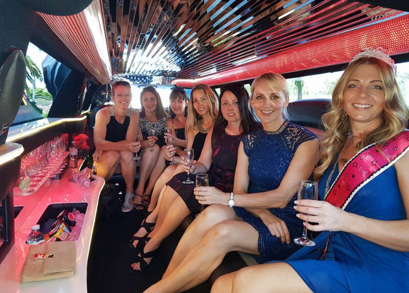 Hotel party limo hire Perth.